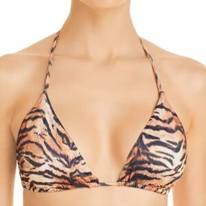 Peixoto Fifi Animal Print Triangle Bikini Top NWOT